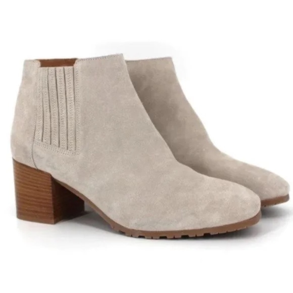 Brown Aquatalia Weatherproof Block Heel Bootie Carie Weatherproof